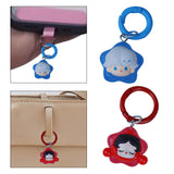 Maxbell Cartoon Keychain Car Keychain Girls Gift Charm for Purse Car Key Accessories Blue