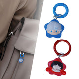 Maxbell Cartoon Keychain Car Keychain Girls Gift Charm for Purse Car Key Accessories Blue