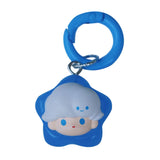 Maxbell Cartoon Keychain Car Keychain Girls Gift Charm for Purse Car Key Accessories Blue