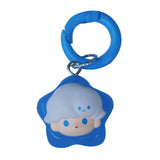 Maxbell Cartoon Keychain Car Keychain Girls Gift Charm for Purse Car Key Accessories Blue