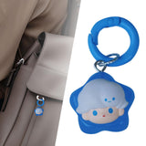 Maxbell Cartoon Keychain Car Keychain Girls Gift Charm for Purse Car Key Accessories Blue