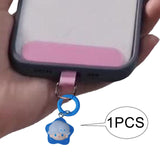 Maxbell Cartoon Keychain Car Keychain Girls Gift Charm for Purse Car Key Accessories Blue