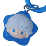 Maxbell Cartoon Keychain Car Keychain Girls Gift Charm for Purse Car Key Accessories Blue