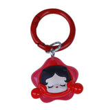 Maxbell Cartoon Keychain Car Keychain Girls Gift Charm for Purse Car Key Accessories Red