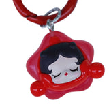 Maxbell Cartoon Keychain Car Keychain Girls Gift Charm for Purse Car Key Accessories Red