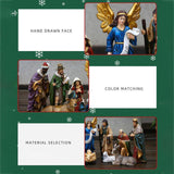 Maxbell Christmas Nativity Scene Figurine Set Decorative for Religious Tabletop Home
