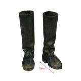 Maxbell 1/6 Scale Figure Boots Black Casual Miniature Shoes for 12 inch Male Figures