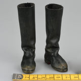 Maxbell 1/6 Scale Figure Boots Black Casual Miniature Shoes for 12 inch Male Figures