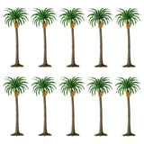 Maxbell 10Pcs Model Train Scenery Trees Dioramas Accessories for Garden Scene Trains H 15cm