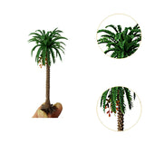Maxbell 10Pcs Model Train Scenery Trees Dioramas Accessories for Garden Scene Trains H 15cm