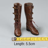Maxbell 1:6 Scale Male Doll Boots Trend Brown for 12in Doll Model Action Figure Body