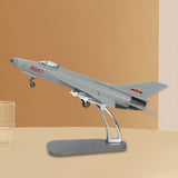 Maxbell 1/72 Scale J7 Fighter Souvenir Airplane with Base for Cafe TV Cabinet Office