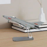 Maxbell 1/72 Scale J7 Fighter Souvenir Airplane with Base for Cafe TV Cabinet Office