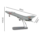 Maxbell 1/72 Scale J7 Fighter Souvenir Airplane with Base for Cafe TV Cabinet Office