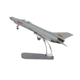 Maxbell 1/72 Scale J7 Fighter Souvenir Airplane with Base for Cafe TV Cabinet Office