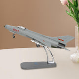 Maxbell 1/72 Scale J7 Fighter Souvenir Airplane with Base for Cafe TV Cabinet Office
