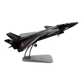 Maxbell 1/100 Scale J20 Fighter Kids Toys Aircraft Ornament for Living Room Cafe Bar black