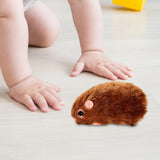 Maxbell Silicone Hamster Model Cute Animal Doll Toy for Kids Party Toy Birthday Gift brown