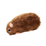 Maxbell Silicone Hamster Model Cute Animal Doll Toy for Kids Party Toy Birthday Gift brown