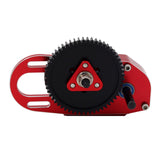 Maxbell 1/10 RC Gearbox 2Low Gearbox Middle Transmission Box for 1:10 RC Crawler Car Red