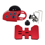 Maxbell 1/10 RC Gearbox 2Low Gearbox Middle Transmission Box for 1:10 RC Crawler Car Red