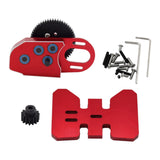 Maxbell 1/10 RC Gearbox 2Low Gearbox Middle Transmission Box for 1:10 RC Crawler Car Red