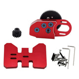 Maxbell 1/10 RC Gearbox 2Low Gearbox Middle Transmission Box for 1:10 RC Crawler Car Red