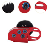 Maxbell 1/10 RC Gearbox 2Low Gearbox Middle Transmission Box for 1:10 RC Crawler Car Red