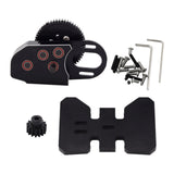 Maxbell 1/10 RC Gearbox 2Low Gearbox Middle Transmission Box for 1:10 RC Crawler Car Black