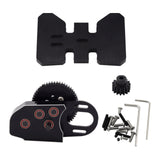 Maxbell 1/10 RC Gearbox 2Low Gearbox Middle Transmission Box for 1:10 RC Crawler Car Black