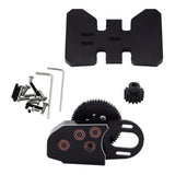 Maxbell 1/10 RC Gearbox 2Low Gearbox Middle Transmission Box for 1:10 RC Crawler Car Black