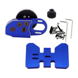 Maxbell 1/10 RC Gearbox 2Low Gearbox Middle Transmission Box for 1:10 RC Crawler Car Blue
