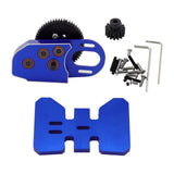 Maxbell 1/10 RC Gearbox 2Low Gearbox Middle Transmission Box for 1:10 RC Crawler Car Blue