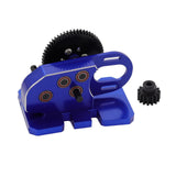 Maxbell 1/10 RC Gearbox 2Low Gearbox Middle Transmission Box for 1:10 RC Crawler Car Blue
