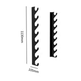 Maxbell Barbell Storage Holder Horizontal Barbell Storage Rack for Home Exercise Gym 8 Bars