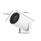 Maxbell Mini Projector 1.37:1 Digital Projector for Home Cinema Watch Anywhere