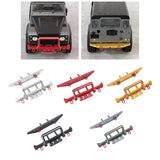 Maxbell RC Front Rear Bumper Pro for MN999 MN222 SCX10 90046 90047 RC Car Model argent
