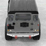 Maxbell RC Front Rear Bumper Pro for MN999 MN222 SCX10 90046 90047 RC Car Model argent