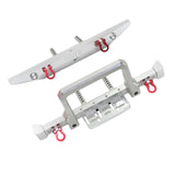 Maxbell RC Front Rear Bumper Pro for MN999 MN222 SCX10 90046 90047 RC Car Model argent