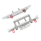 Maxbell RC Front Rear Bumper Pro for MN999 MN222 SCX10 90046 90047 RC Car Model argent