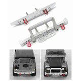 Maxbell RC Front Rear Bumper Pro for MN999 MN222 SCX10 90046 90047 RC Car Model argent