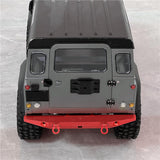 Maxbell RC Front Rear Bumper Pro for MN999 MN222 SCX10 90046 90047 RC Car Model red