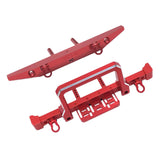 Maxbell RC Front Rear Bumper Pro for MN999 MN222 SCX10 90046 90047 RC Car Model red