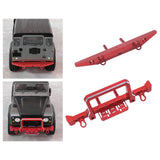 Maxbell RC Front Rear Bumper Pro for MN999 MN222 SCX10 90046 90047 RC Car Model red