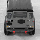 Maxbell RC Front Rear Bumper Pro for MN999 MN222 SCX10 90046 90047 RC Car Model black