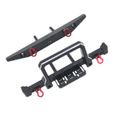 Maxbell RC Front Rear Bumper Pro for MN999 MN222 SCX10 90046 90047 RC Car Model black
