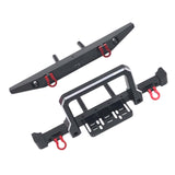 Maxbell RC Front Rear Bumper Pro for MN999 MN222 SCX10 90046 90047 RC Car Model black