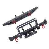 Maxbell RC Front Rear Bumper Pro for MN999 MN222 SCX10 90046 90047 RC Car Model black