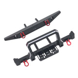 Maxbell RC Front Rear Bumper Pro for MN999 MN222 SCX10 90046 90047 RC Car Model black