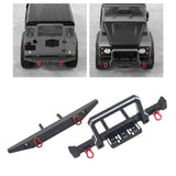 Maxbell RC Front Rear Bumper Pro for MN999 MN222 SCX10 90046 90047 RC Car Model black